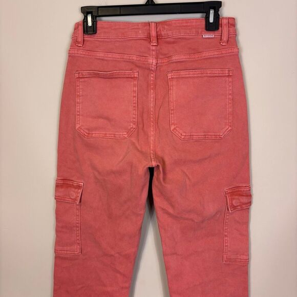 Risen Jeans Peachy Orange Cotton Straight Leg Jeans 27 - Picture 6 of 7